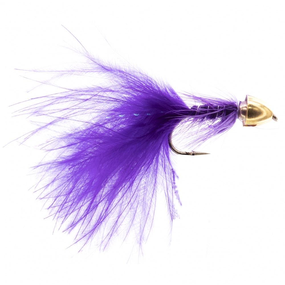 The Essential Fly Tungsten Salmon Nymph Purple Fishing Fly